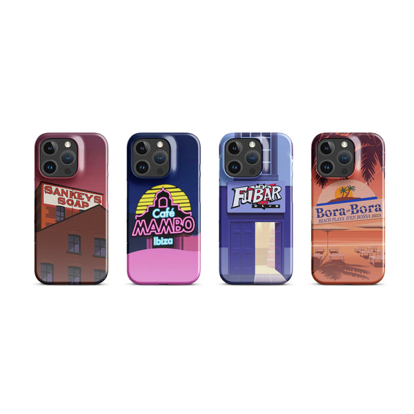 Nightclub iPhone Case Steve Ash illustration