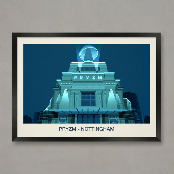 Pryzm Nottingham Nightclub Poster | Iconic East Midlands Dance & Music Print