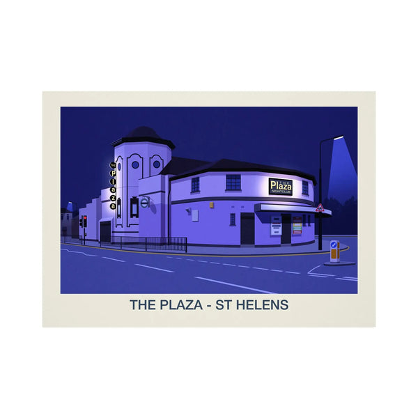 THE PLAZA NIGHTCLUB POSTER Steve Ash illustration