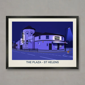 THE PLAZA NIGHTCLUB POSTER Steve Ash illustration