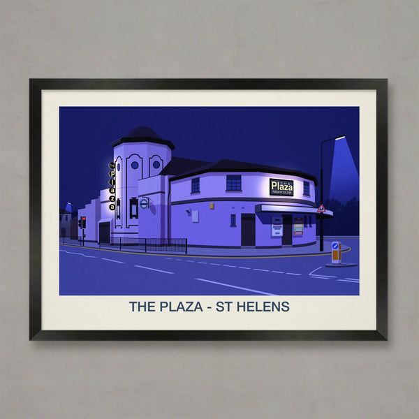 THE PLAZA NIGHTCLUB POSTER Steve Ash illustration