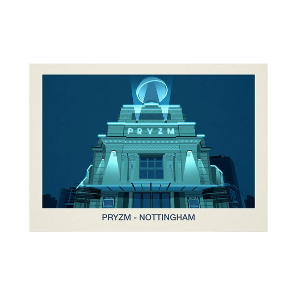 Pryzm Nottingham Nightclub Poster | Iconic East Midlands Dance & Music Print