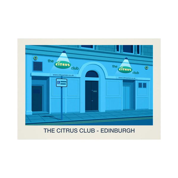 THE CITRUS CLUB POSTER Steve Ash illustration