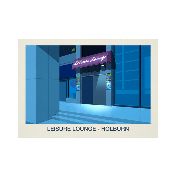 THE LEISURE LOUNGE NIGHTCLUB POSTER - Ski Poster & Art Prints - Shop Online | Steve Ash Illustration