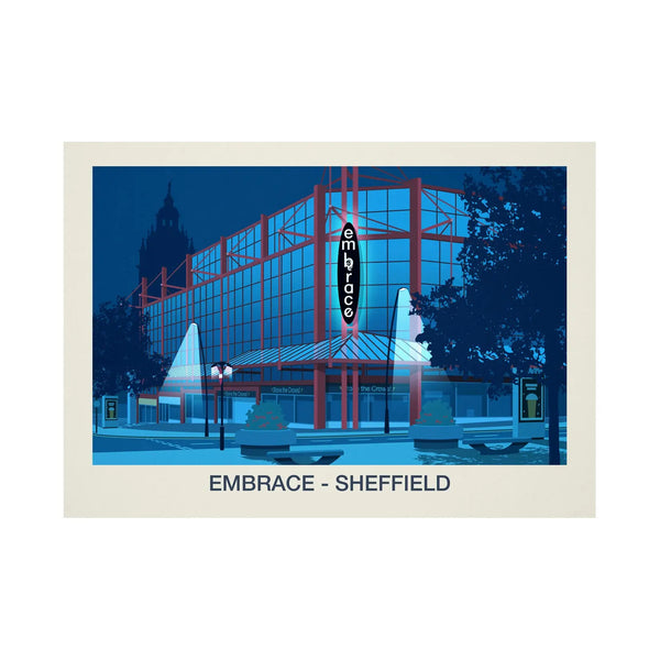 Embrace Nightclub Poster | Iconic South Yorkshire Clubbing & Music Print