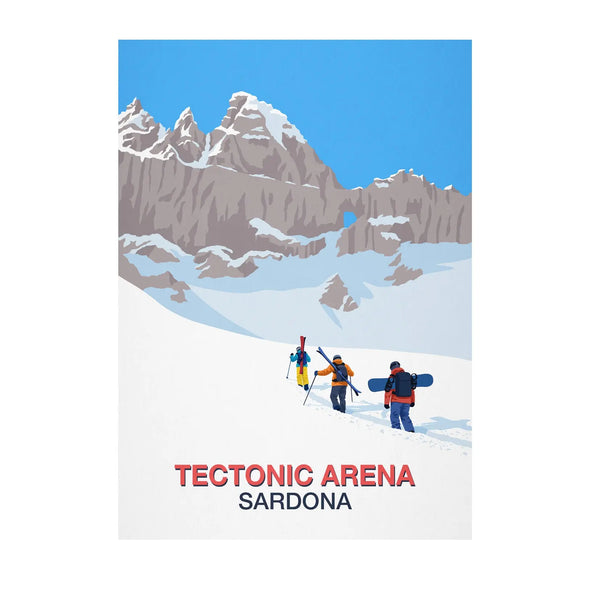 Tectonic Arena Sardona Poster Steve Ash illustration
