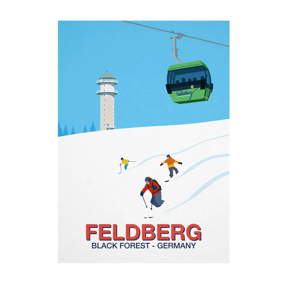 Affiche ski Les Arcs