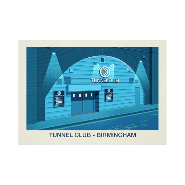 THE TUNNEL CLUB POSTER - Ski Poster & Art Prints - Shop Online | Steve Ash Illustration