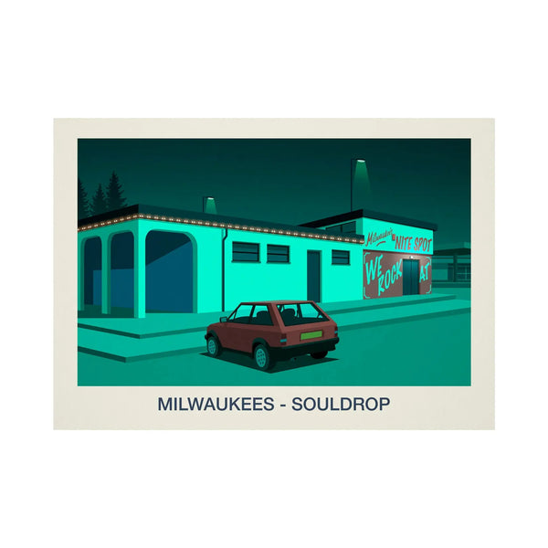 MILWAUKEES NIGHTCLUB POSTER Steve Ash illustration