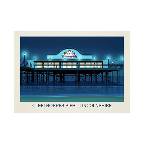 Cleethorpes Pier Venue Poster Steve Ash illustration