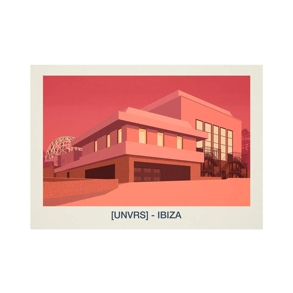 UNVRS NIGHTCLUB POSTER Steve Ash illustration