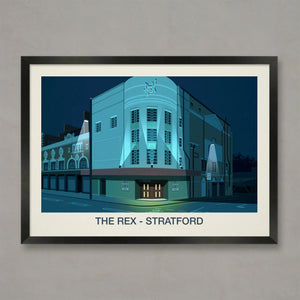 The Rex Venue Poster Steve Ash illustration