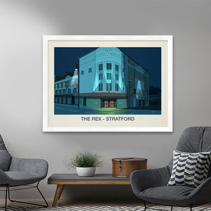 The Rex Venue Poster Steve Ash illustration