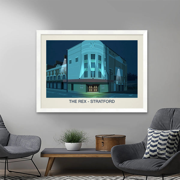 The Rex Venue Poster Steve Ash illustration