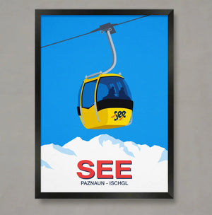 See ski resort poster Steve Ash illustration