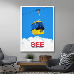 See ski resort poster Steve Ash illustration