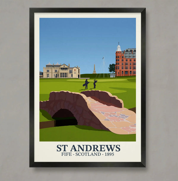 St Andrews Golf Poster