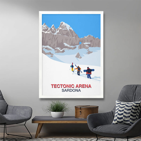 Tectonic Arena Sardona Poster Steve Ash illustration