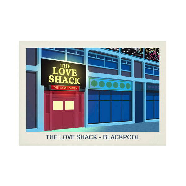 THE LOVE SHACK NIGHTCLUB POSTER