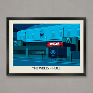 THE WELLY NIGHTCLUB POSTER Steve Ash illustration