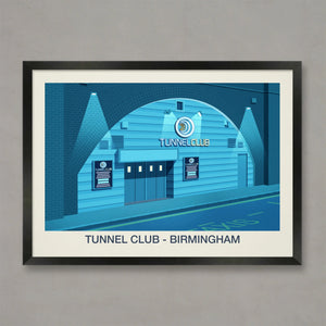THE TUNNEL CLUB POSTER - Ski Poster & Art Prints - Shop Online | Steve Ash Illustration