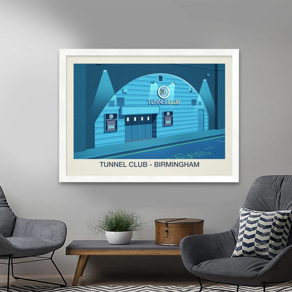 THE TUNNEL CLUB POSTER - Ski Poster & Art Prints - Shop Online | Steve Ash Illustration