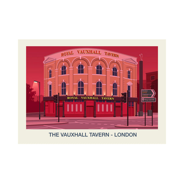 THE VAUXHALL TAVERN VENUE POSTER