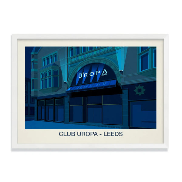 Club Uropa Nightclub Poster Steve Ash illustration