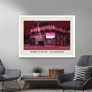 WHISKY A GO GO VENUE POSTER Steve Ash illustration