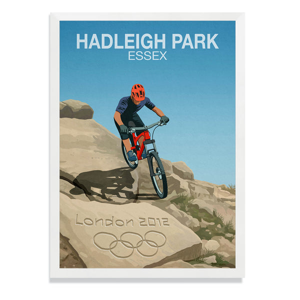 Hadleigh Park Mountain Bike Poster