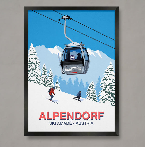 Alpendorf ski poster