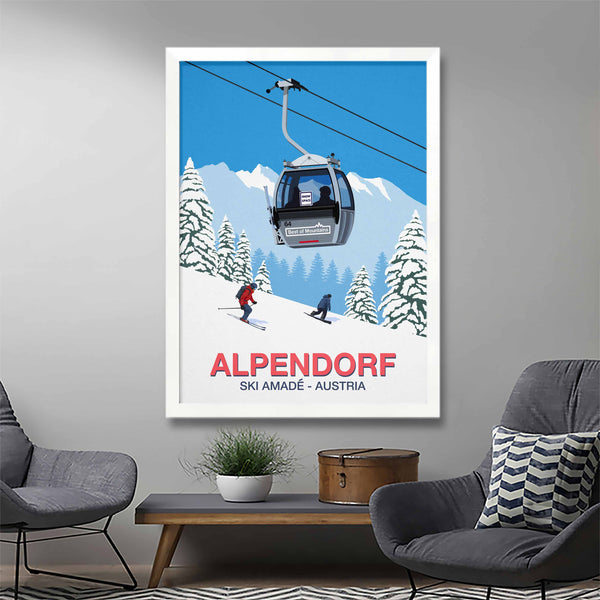Alpendorf ski poster