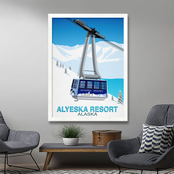 Alyeska ski poster