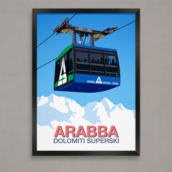 Arabba ski poster