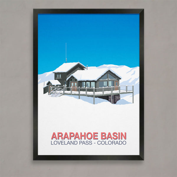 Arapahoe Basin ski poster