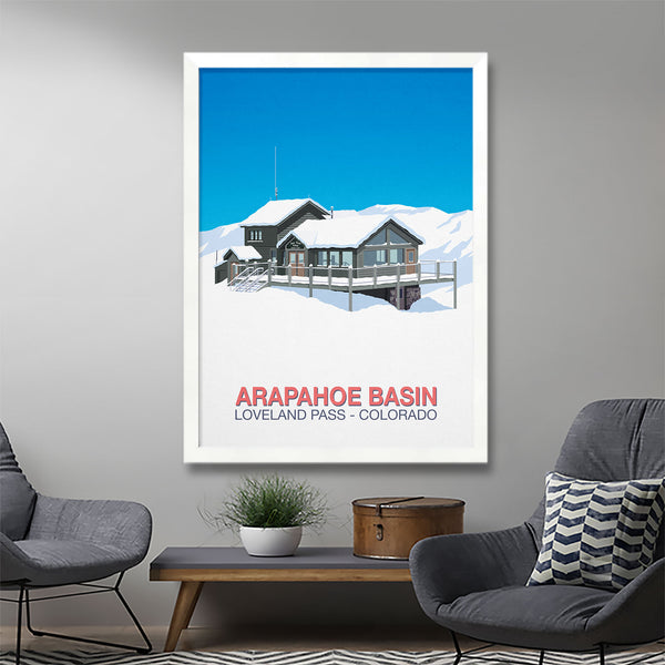 Arapahoe Basin ski poster