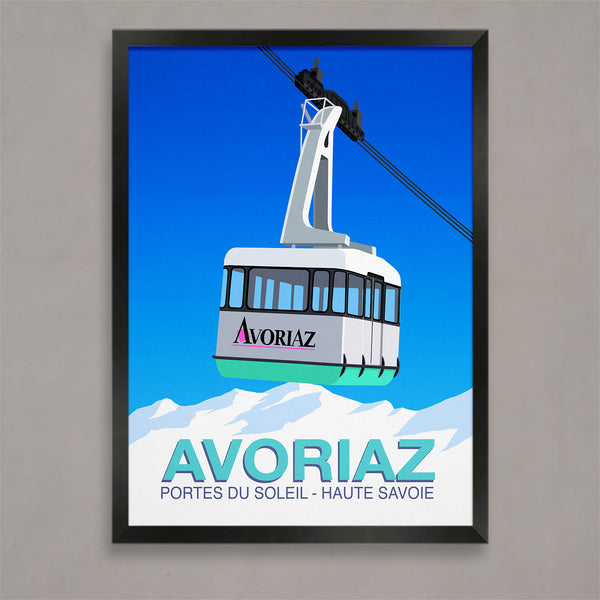 Avoriaz ski poster