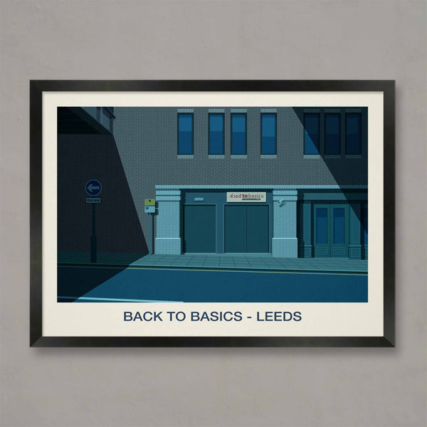 BACK TO BASICS NIGHTCLUB POSTER