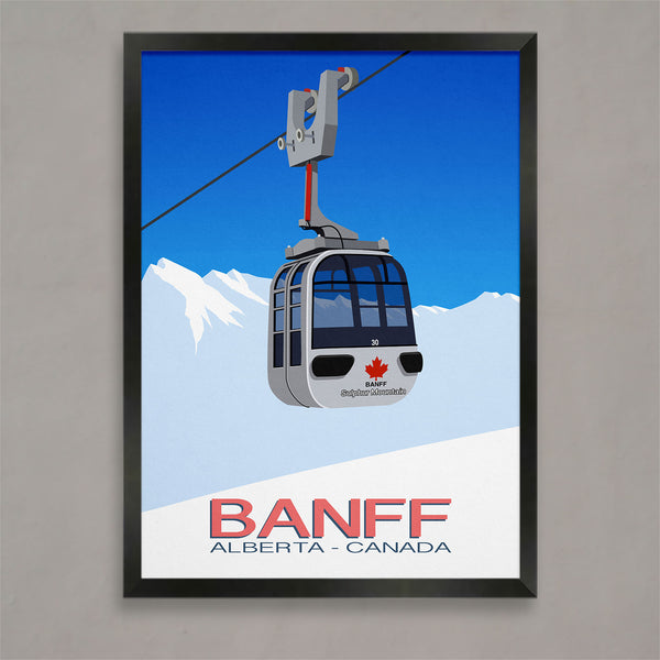 Banff ski poster