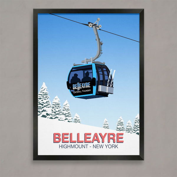 Affiche Ski Belleayre