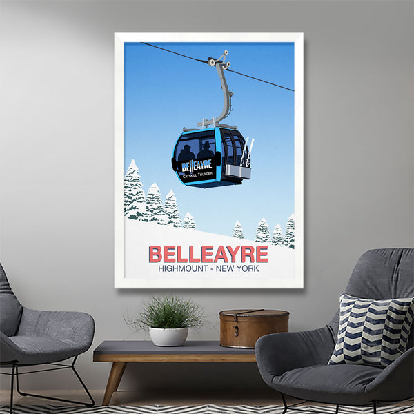 Affiche Ski Belleayre