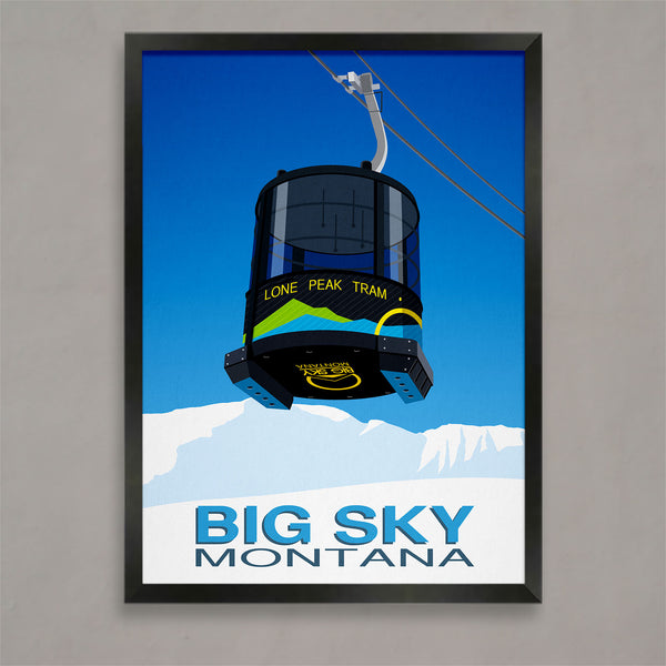Big Sky ski poster