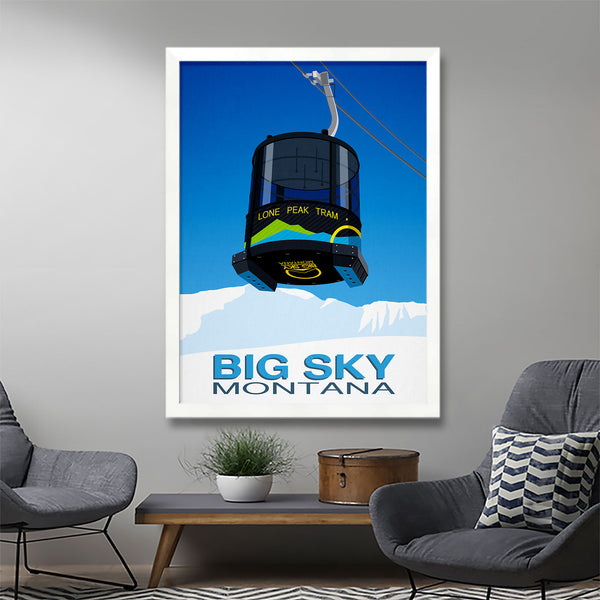 Big Sky ski poster