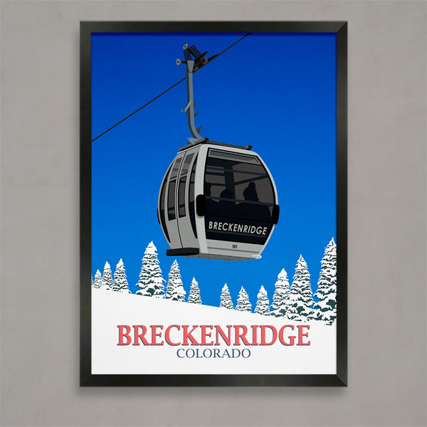Affiche de ski de Breckenridge