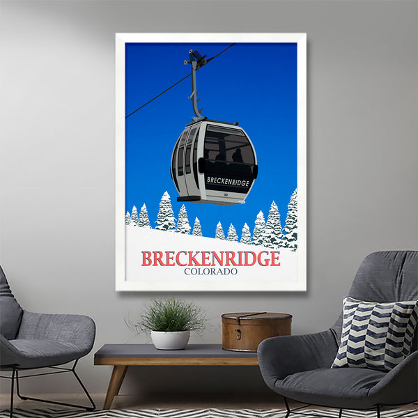 Affiche de ski de Breckenridge
