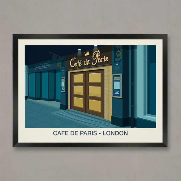 AFFICHE CAFE DE PARIS NIGHTCLUB