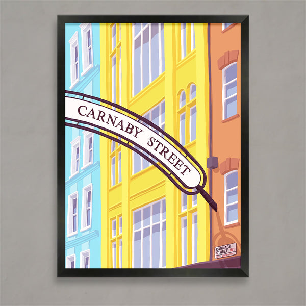 Affiche de voyage de Carnaby Street