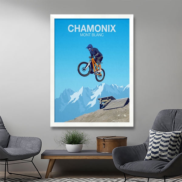 Affiche VTT Chamonix