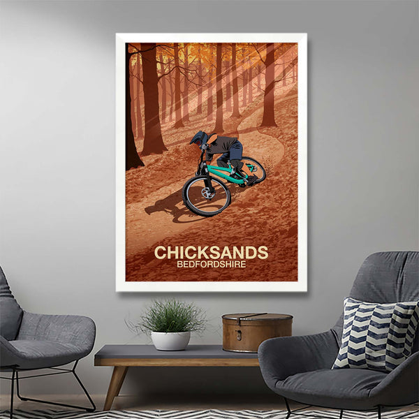 Parc de vélo de montagne Chicksands Poster