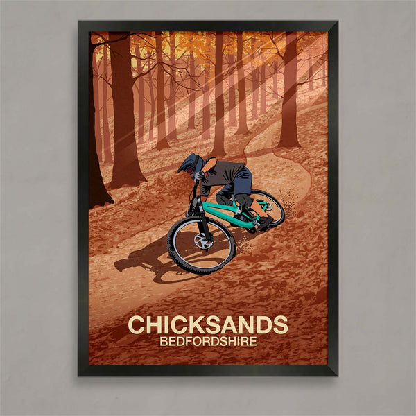 Parc de vélo de montagne Chicksands Poster